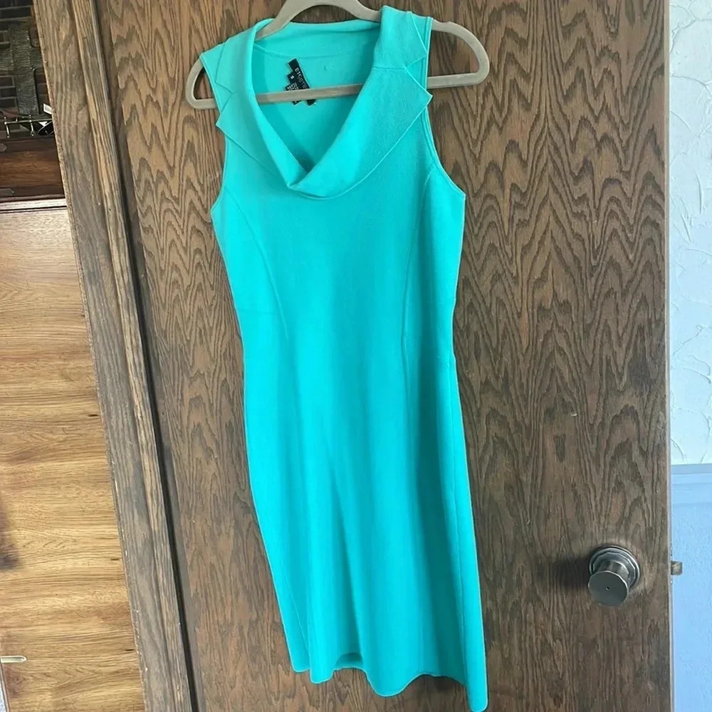 Teal Collared ETCETERA‎ Dress S